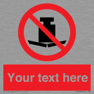 Custom No Heavy Loads Sign